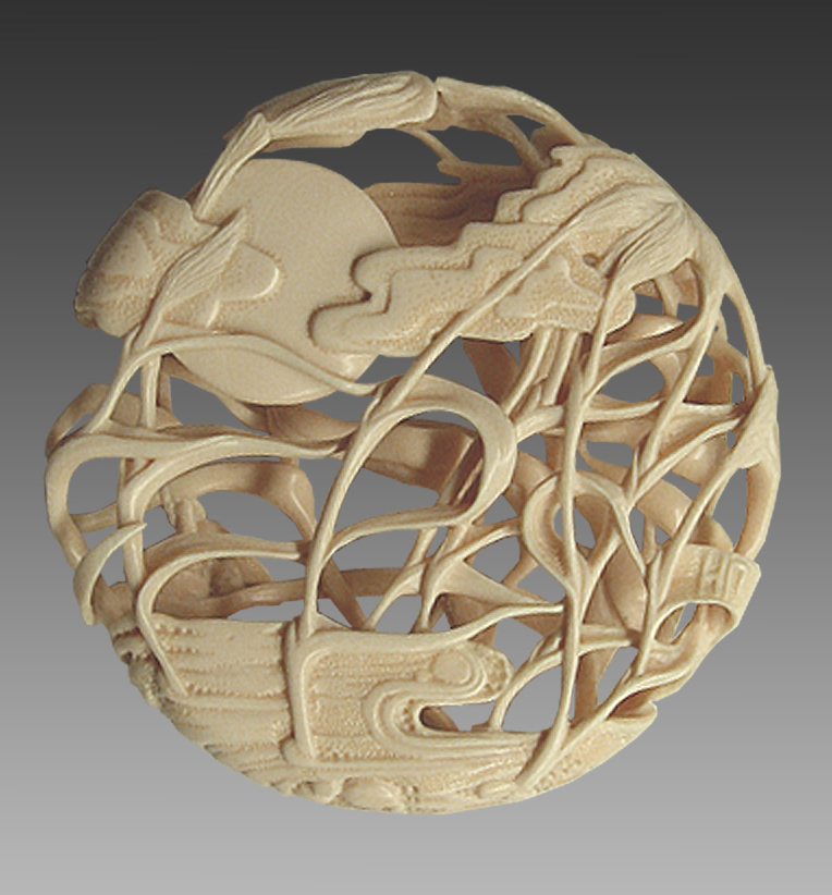 Moon,reeds and fireflies2